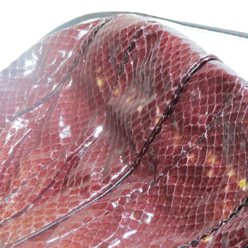 Judith Leiber python clutch bag - Picture 4 of 11